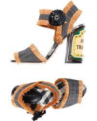 Dolce & Gabbana Sandales - Gris