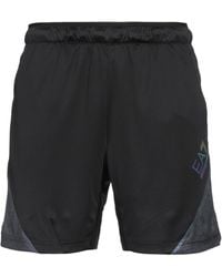EA7 - Shorts & Bermuda Shorts Polyester, Elastane - Lyst