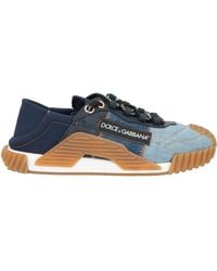 Dolce & Gabbana - Sneakers Cotton, Calfskin, Polyamide, Elastane - Lyst
