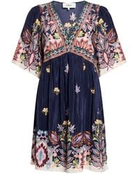 Ba&sh - Mini Dress Viscose - Lyst