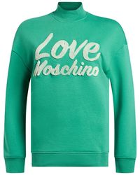 Love Moschino - Sweatshirt Cotton, Polyester - Lyst