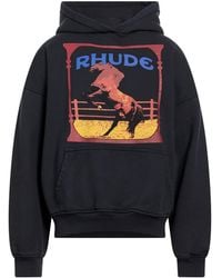 Rhude - Charcoal Sweatshirt Cotton - Lyst