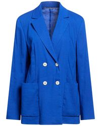 Marc Cain - Blazer Linen, Viscose, Elastane - Lyst