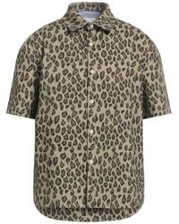 Bluemarble - Leopard-Print Cotton Short-Sleeve Shirt - Lyst