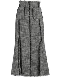 MSGM - Midi Skirt - Lyst