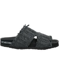 Love Moschino - Sandals Textile Fibers - Lyst