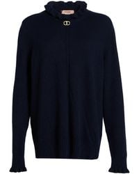 Twinset - Midnight Turtleneck Wool, Viscose, Polyamide, Cashmere - Lyst