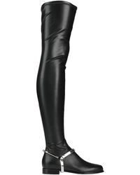 Emporio Armani - Boot Leather, Textile Fibers - Lyst