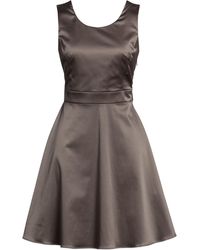 Biancoghiaccio - Mini Dress Polyester, Cotton, Elastane - Lyst