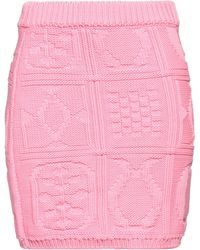 Nanushka - Mini Skirt Organic Cotton, Polyamide - Lyst