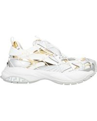 Versace - Sneakers Leather, Textile Fibers - Lyst