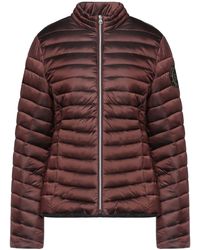 Ermanno Scervino Synthetic Down Jacket in Rust (Red) | Lyst