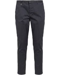 Berna - Charcoal Pants Cotton, Elastane - Lyst