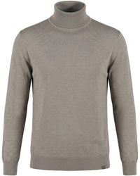 Paul & Shark - Turtleneck Virgin Wool, Silk - Lyst