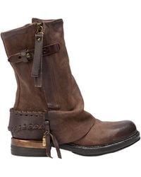 A.s.98 - Ankle Boots Leather - Lyst