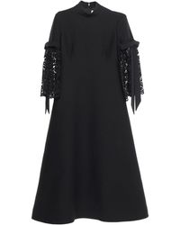 Valentino Midi Dress - Black