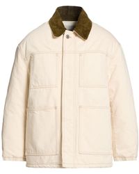 Ami Paris - Ivory Denim Outerwear Cotton - Lyst