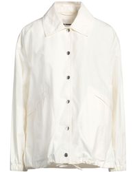 Jil Sander - Ivory Jacket Cotton - Lyst
