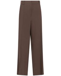 Cambio - Khaki Pants Polyester, Viscose, Cotton, Elastane - Lyst