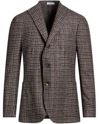 Boglioli - Dark Blazer Virgin Wool, Silk, Polyamide, Cashmere - Lyst