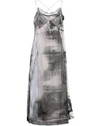 Maison Margiela - Midi-Kleid - Lyst