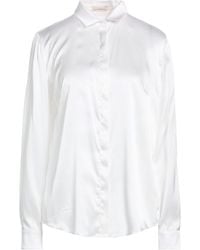 Camicettasnob - Ivory Shirt Silk, Elastane - Lyst