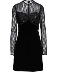 Sandro - Mini Dress Polyester, Polyamide, Elastane, Viscose - Lyst