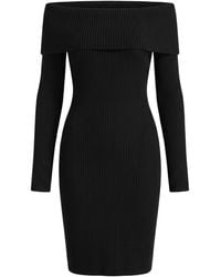 Dondup - Mini Dress Polyamide, Alpaca Wool, Wool - Lyst