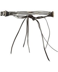 Alberta Ferretti - Belt Leather - Lyst