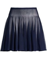 Alaïa - Mini Skirt Viscose, Polyamide - Lyst