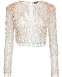 Elisabetta Franchi - Top - Lyst