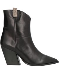 PAOLO MATTEI - Ankle Boots Leather - Lyst