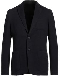 Giorgio Armani - Midnight Blazer Viscose, Virgin Wool, Acrylic, Polyamide, Elastane - Lyst
