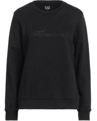 EA7 - Sweatshirt Cotton, Polyester, Elastane - Lyst