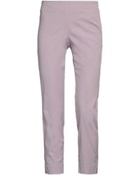 Maliparmi - Lilac Pants Cotton, Elastane - Lyst