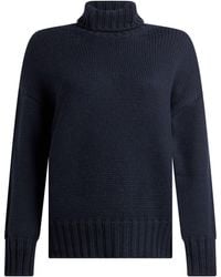 Aragona - Midnight Turtleneck Wool - Lyst