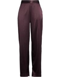 Roberto Collina - Plum Pants Silk, Elastane - Lyst