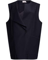 MEIMEIJ - Tailored Vest Polyester, Wool, Elastane - Lyst
