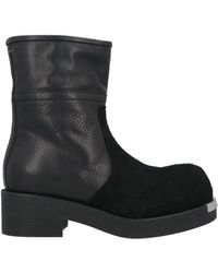 MM6 by Maison Martin Margiela - Leather Boots - Lyst