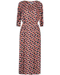 Harris Wharf London Vestido por la rodilla - Rojo