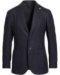 L.B.M. 1911 - Midnight Blazer Virgin Wool, Polyester, Cashmere - Lyst