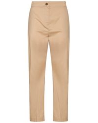 iBlues - Pants Cotton, Polyamide, Elastane - Lyst