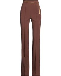 Elisabetta Franchi - Chocolate Pants Polyester, Elastane - Lyst