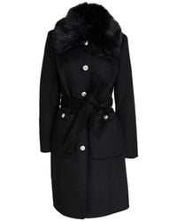 KARL LAGERFELD - Coat Wool, Polyester - Lyst