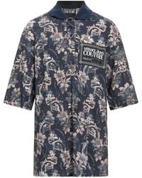 Versace Jeans Couture - Polo Shirt Cotton, Polyester, Polyamide, Elastane - Lyst