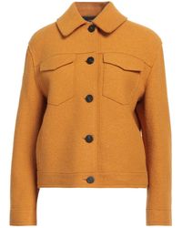 Harris Wharf London - Mustard Jacket Virgin Wool - Lyst