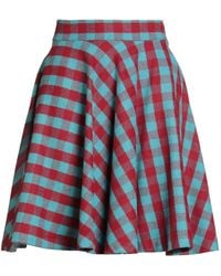 MILVA MI - Mini Skirt Acetate, Viscose, Wool - Lyst