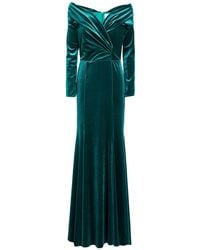 ATELIER LEGORA - Maxi Dress Polyester, Viscose - Lyst