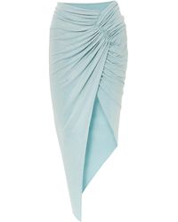 Donna Abbigliamento da Gonne da Minigonne 10% di sconto Minigonna denim asimmetrica di Alexandre Vauthier in Blu 