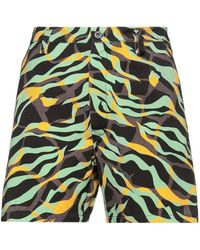 Herren Bekleidung Kurze Hosen Bermudas Just Cavalli Shorts mit Tiger-Print in Schwarz für Herren 